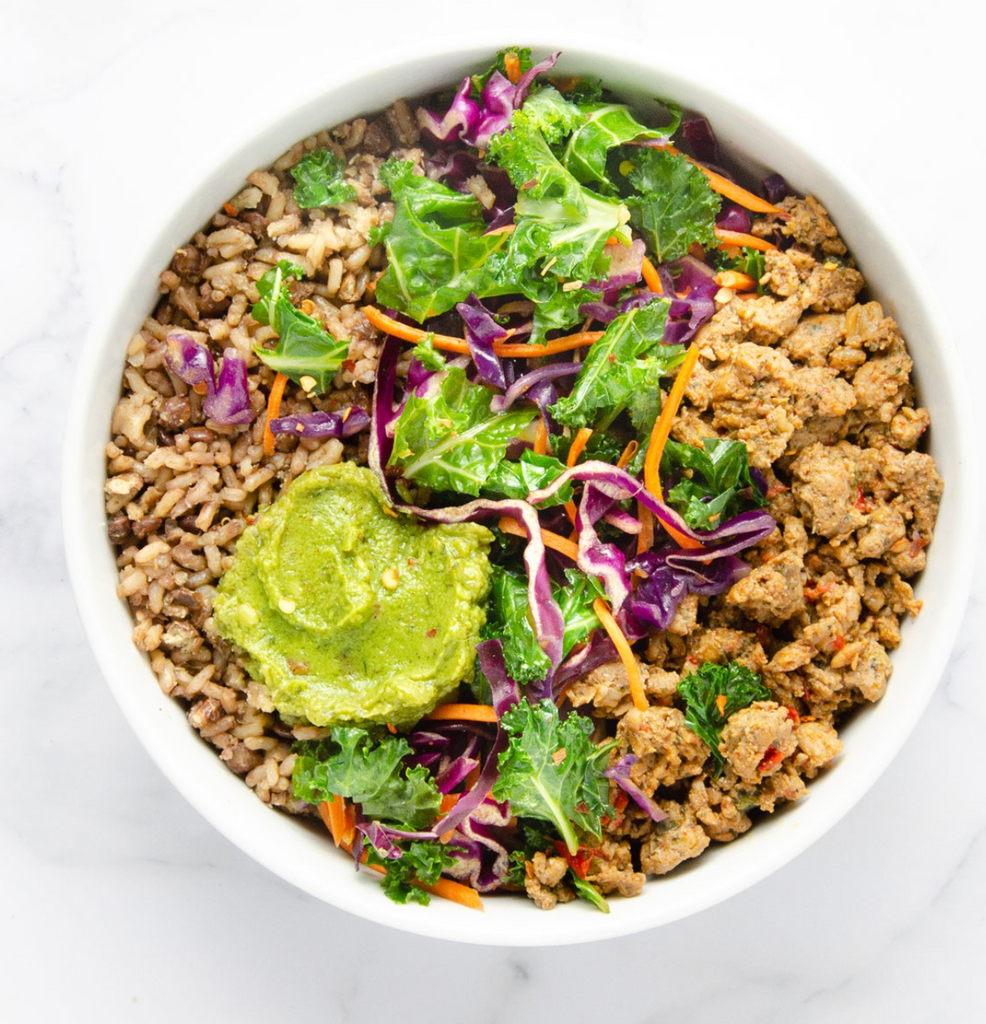 CHICKEN & GUAC PROTEIN BOWL