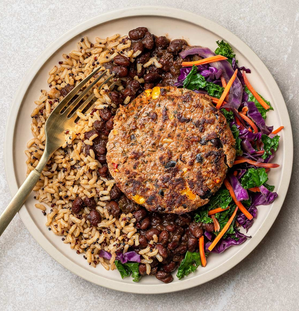 SOUTHWEST CHICKEN PATTY POWER PLATE