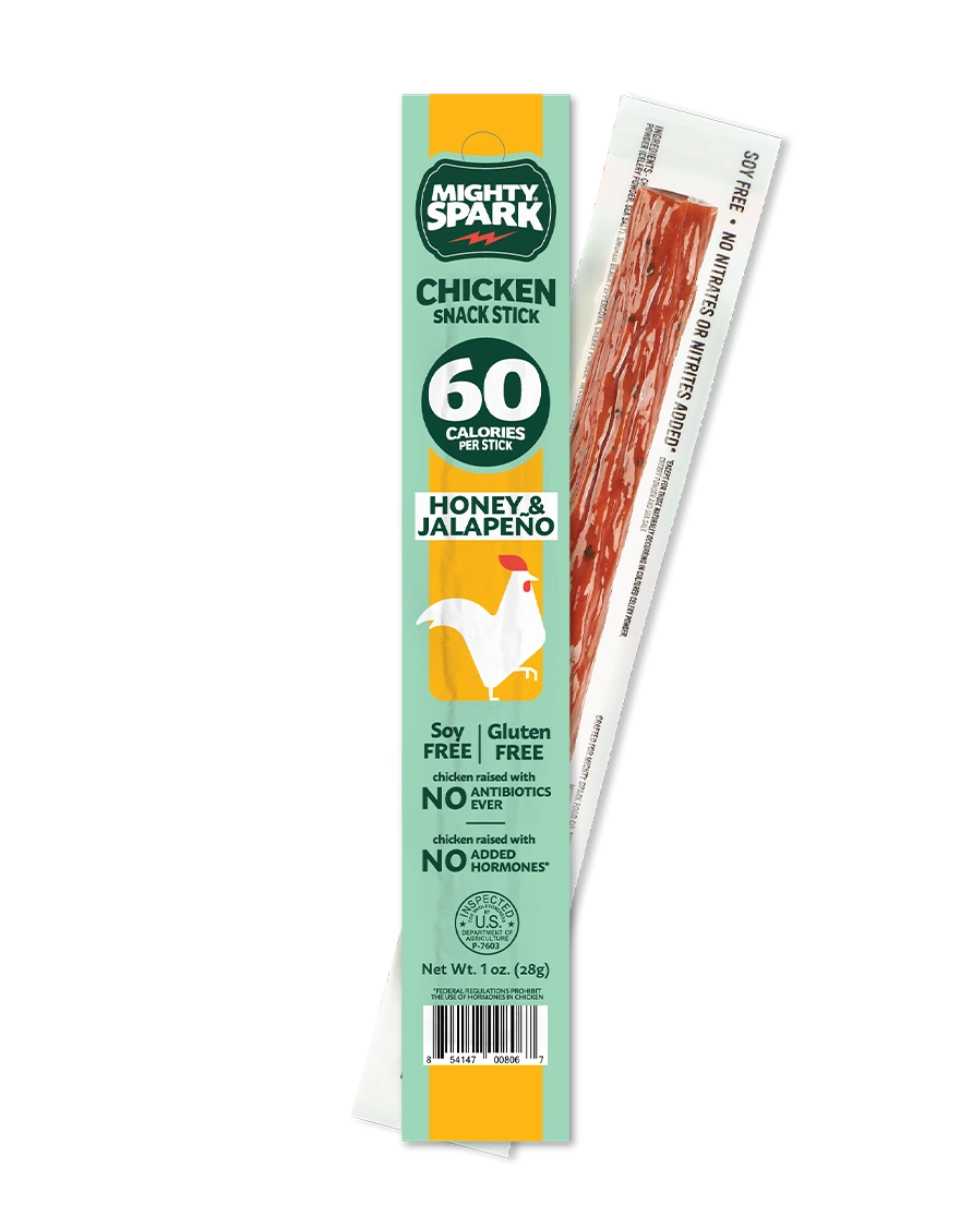 暴君のシェフ インセンススティック 001 Honey & Jalapeno Chicken Snack Stick - Mighty Spark Food