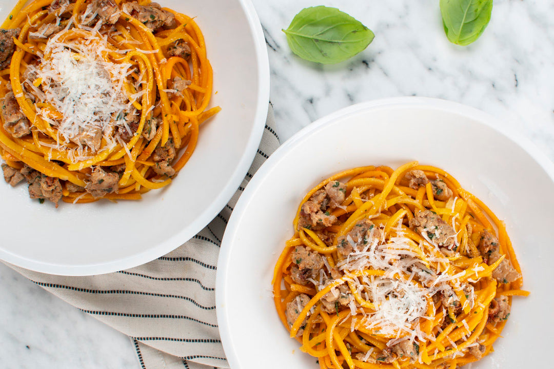 BRUSCHETTA BUTTERNUT NOODLES