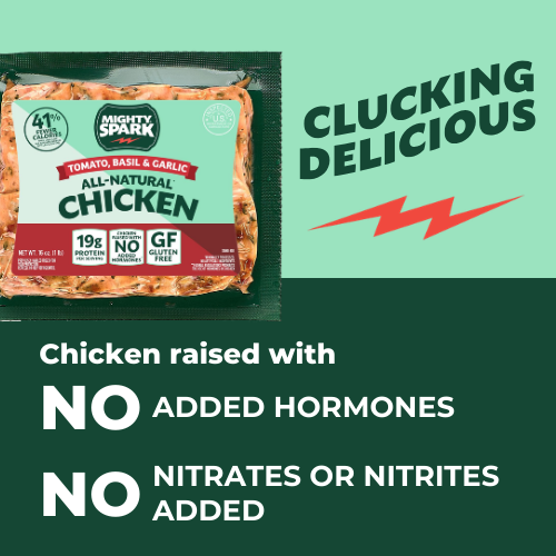 TOMATO, BASIL AND GARLIC GROUND CHICKEN