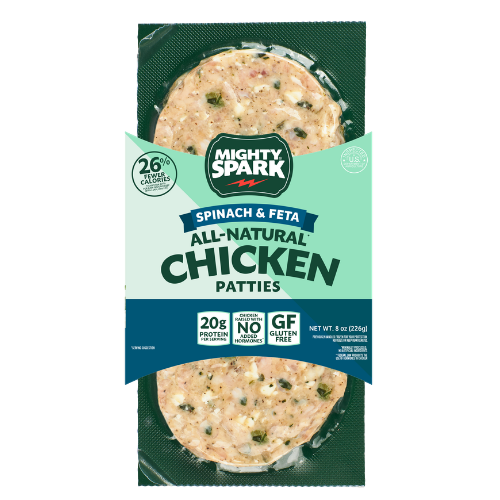 SPINACH & FETA CHICKEN PATTIES