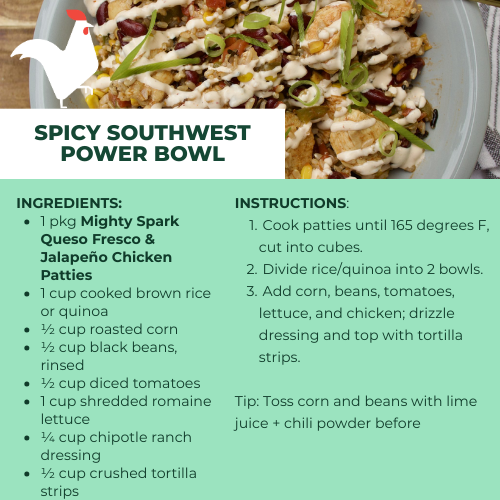 QUESO FRESCO & JALAPENO CHICKEN PATTIES