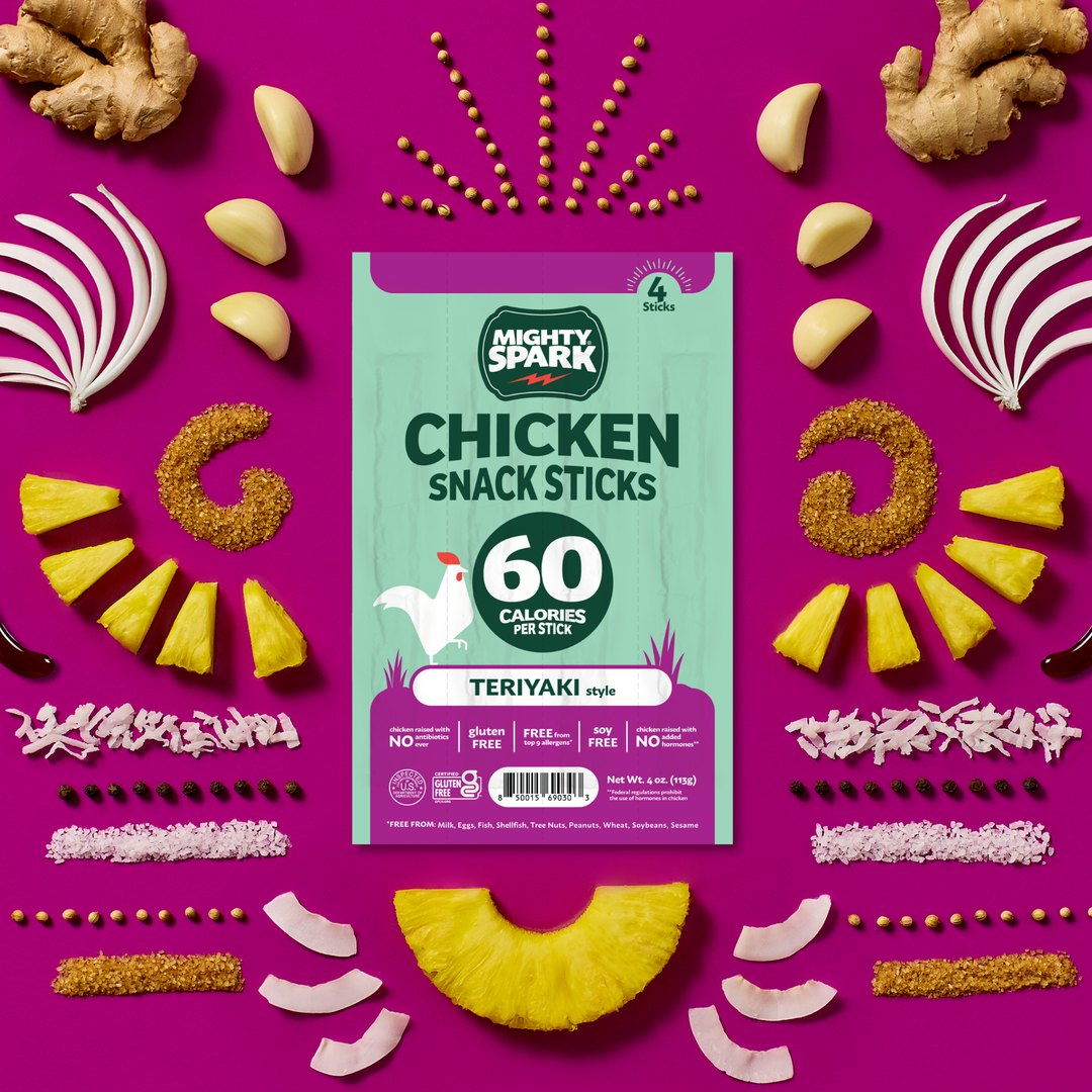 Teriyaki Style Chicken Snack Stick