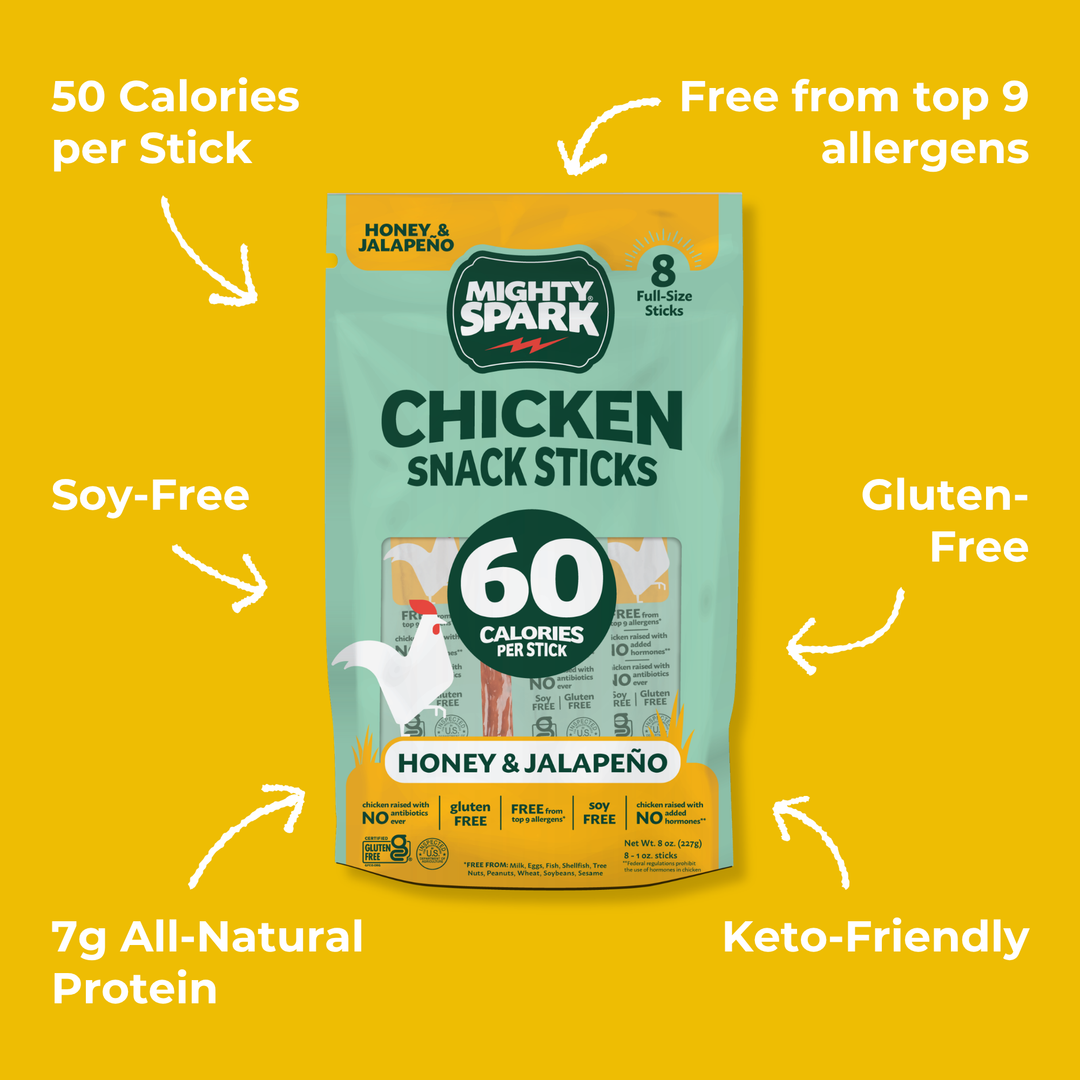 Honey & Jalapeno Chicken Snack Sticks - 8 Count