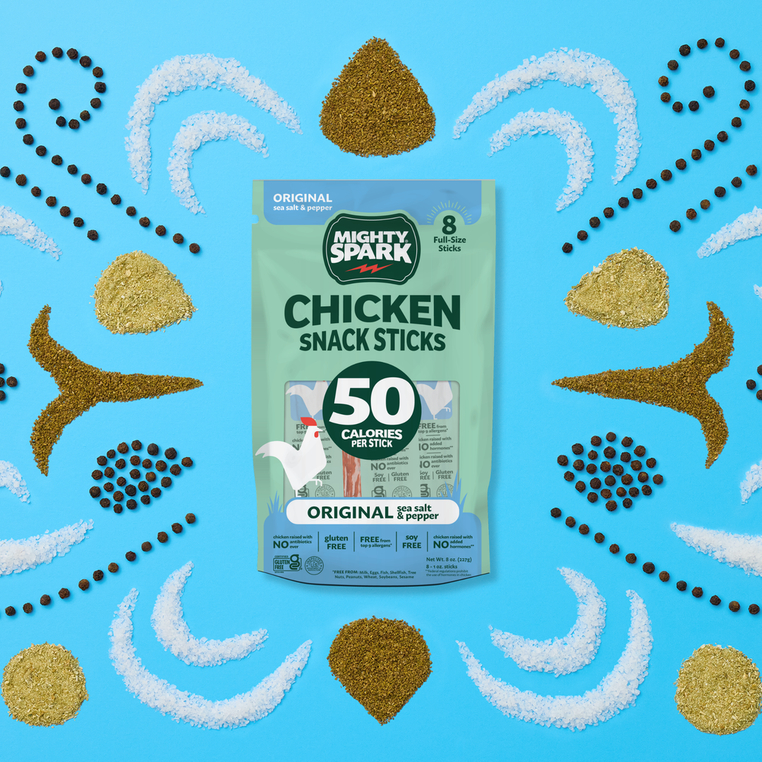 Original Sea Salt & Pepper Chicken Snack Stick - 8 Count