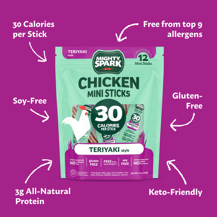 Teriyaki Style Chicken Mini Sticks