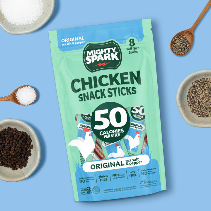Original Sea Salt & Pepper Chicken Snack Stick - 8 Count