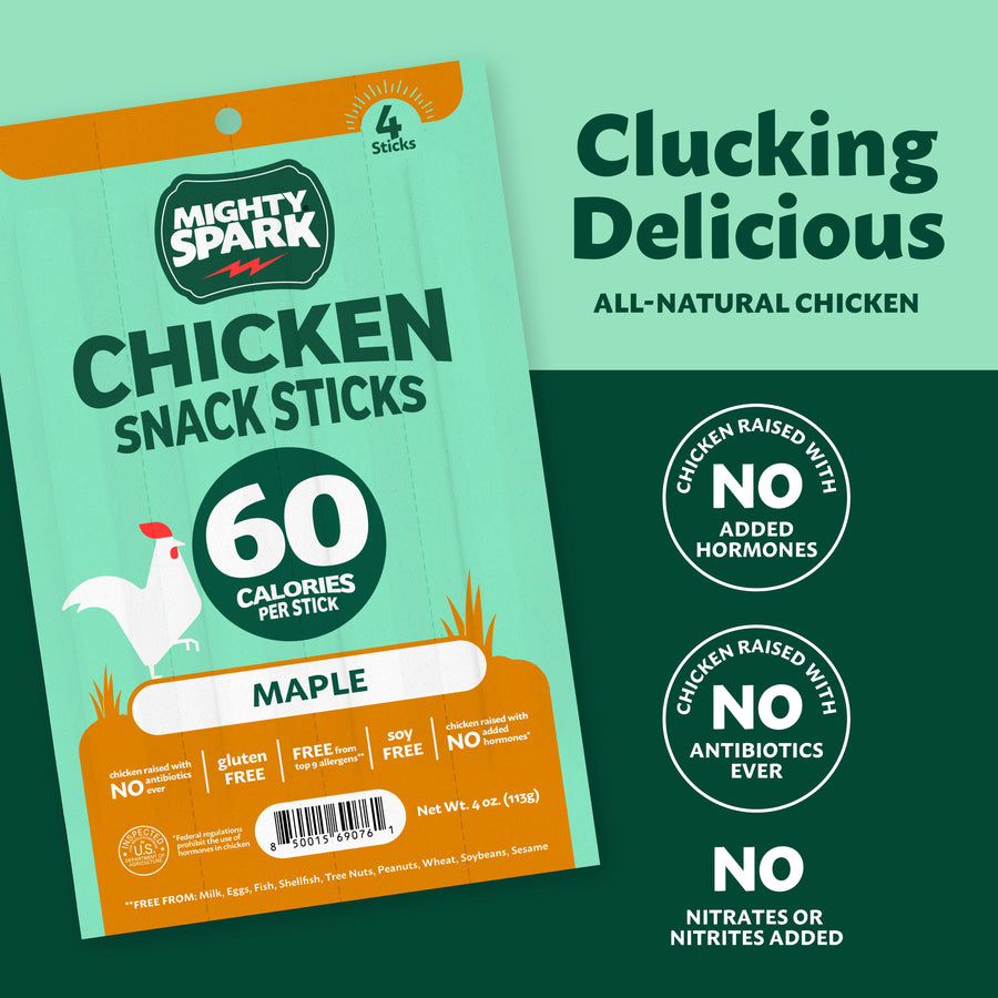 Maple Chicken Snack Stick – Mighty Spark Food