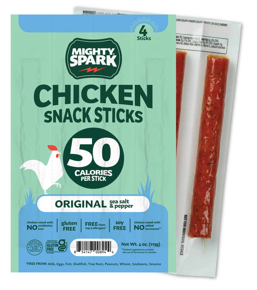 Original Sea Salt & Pepper Chicken Snack Stick