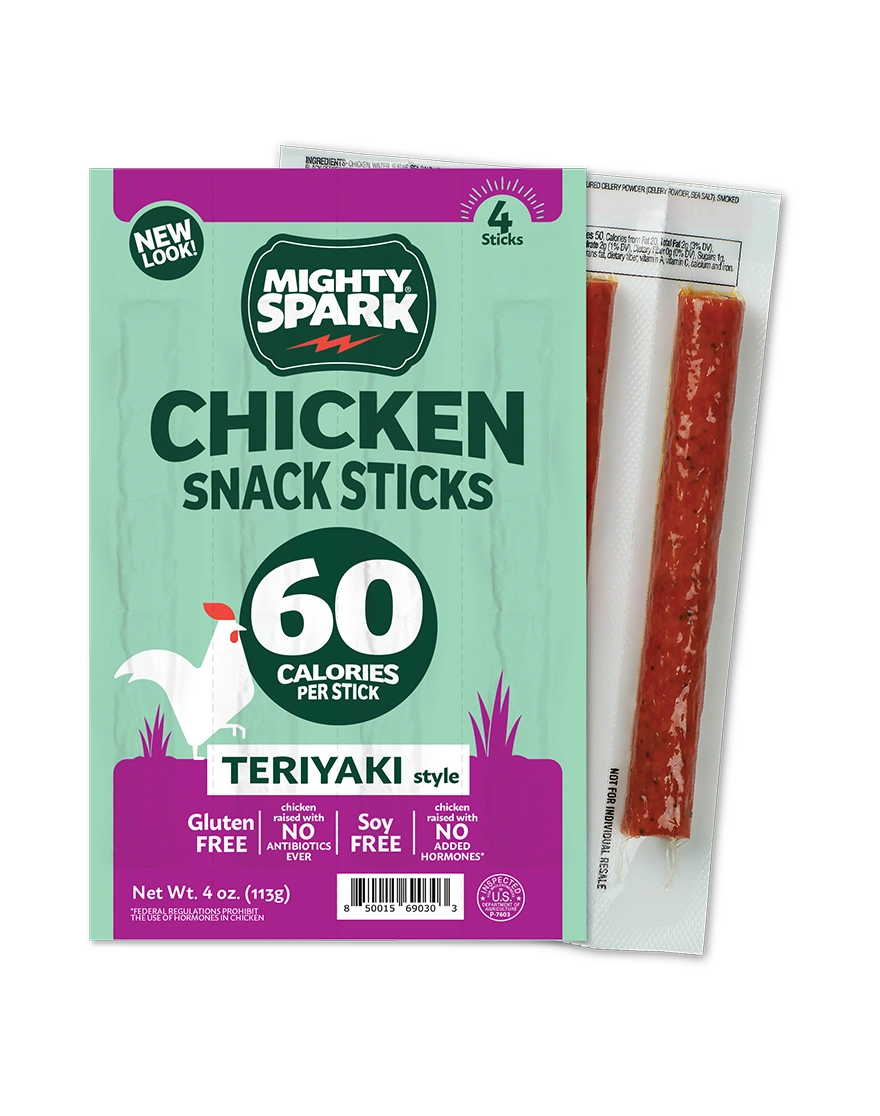 Teriyaki Style Chicken Snack Stick