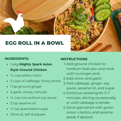 ASIAN STYLE GROUND CHICKEN