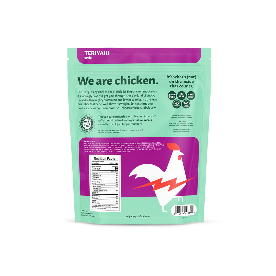 Teriyaki Style Chicken Mini Sticks